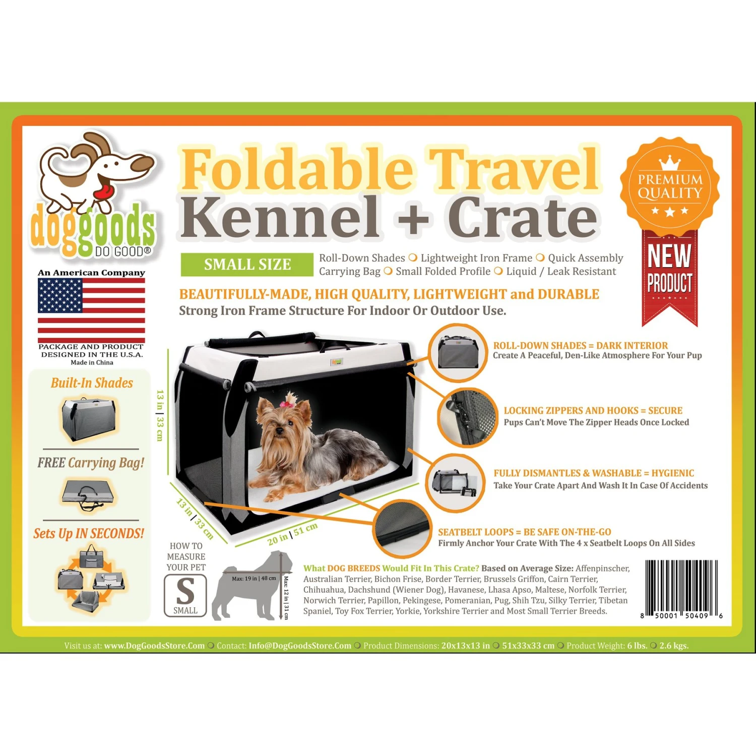 DogGoods Do Good The Foldable Travel Dog Crate 4 DogGoods Do Good The Foldable Travel Dog Crate - Image 4