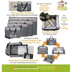 DogGoods Do Good The Foldable Travel Dog Crate 12 DogGoods Do Good The Foldable Travel Dog Crate -Pet Care Sales 334378 PT5. AC SS1800 V1635475313