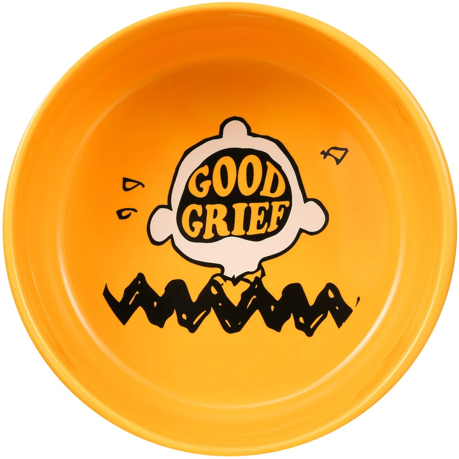 Fetch For Pets Good Grief Charlie Ceramic Dog Bowl, 3.5-cups 2 Fetch For Pets Good Grief Charlie Ceramic Dog Bowl, 3.5-cups - Image 2