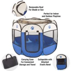 Pet Adobe Pop-Up Dog Playpen -Pet Care Sales 345055 PT2. AC SS1800 V1637280396