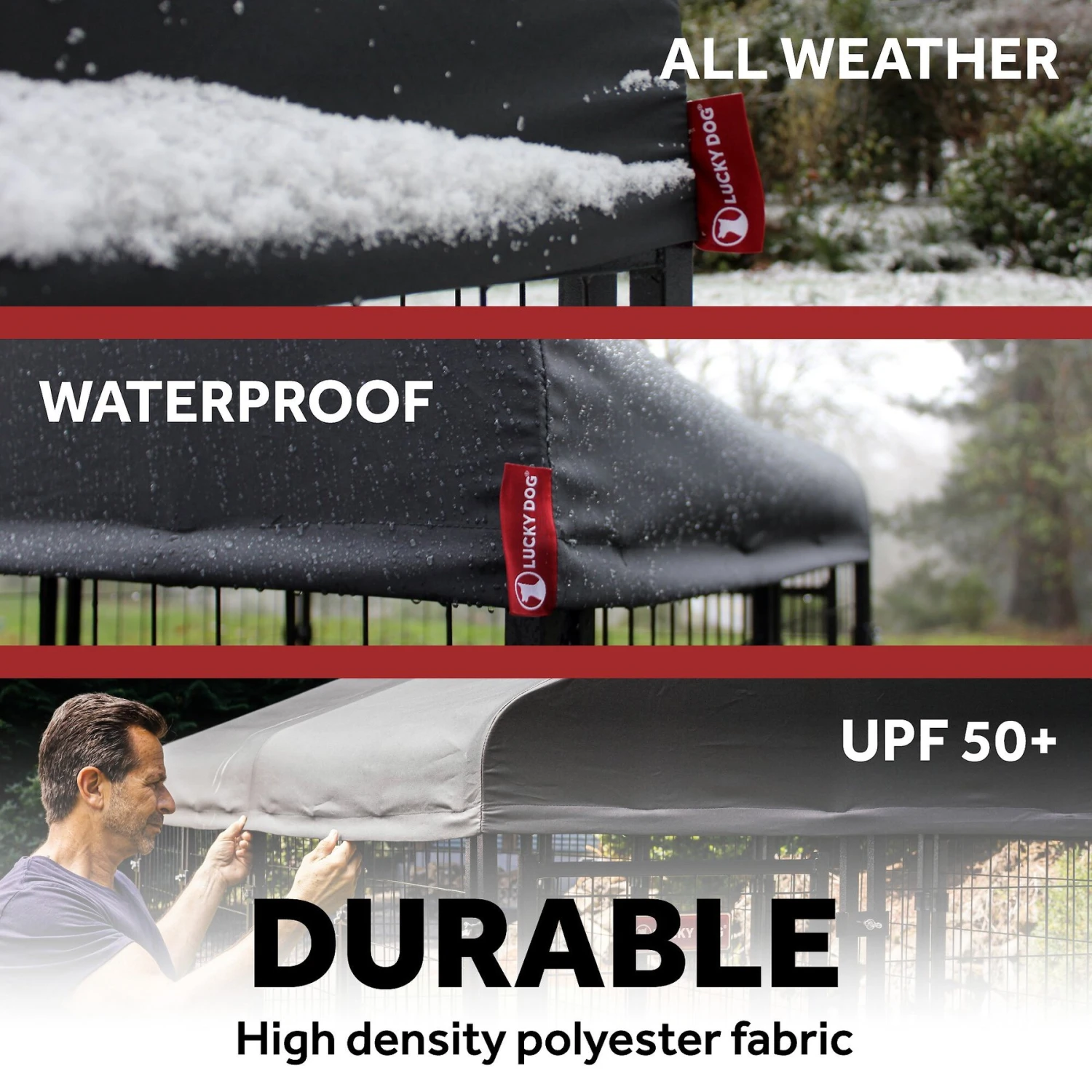 Lucky Dog STAY Series Studio Jr. Dog Kennel 5 Lucky Dog STAY Series Studio Jr. Dog Kennel - Image 5