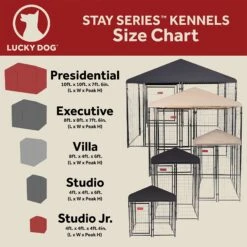 Lucky Dog STAY Series Studio Dog Kennel -Pet Care Sales 346627 PT7. AC SS1800 V1644275821