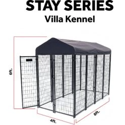 Lucky Dog STAY Series Villa Dog Kennel -Pet Care Sales 346630 PT2. AC SS1800 V1642717309