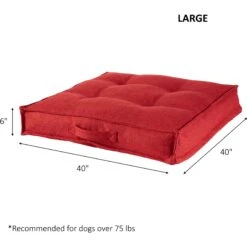 Happy Hounds Milo Square Tufted Pillow Dog Bed 16 Happy Hounds Milo Square Tufted Pillow Dog Bed -Pet Care Sales 352561 PT7. AC SS1800 V1688752148