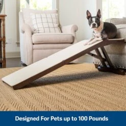 PetSafe CozyUp Foldable Wooden Cat & Dog Ramp -Pet Care Sales 354066 PT4. AC SS1800 V1646779045