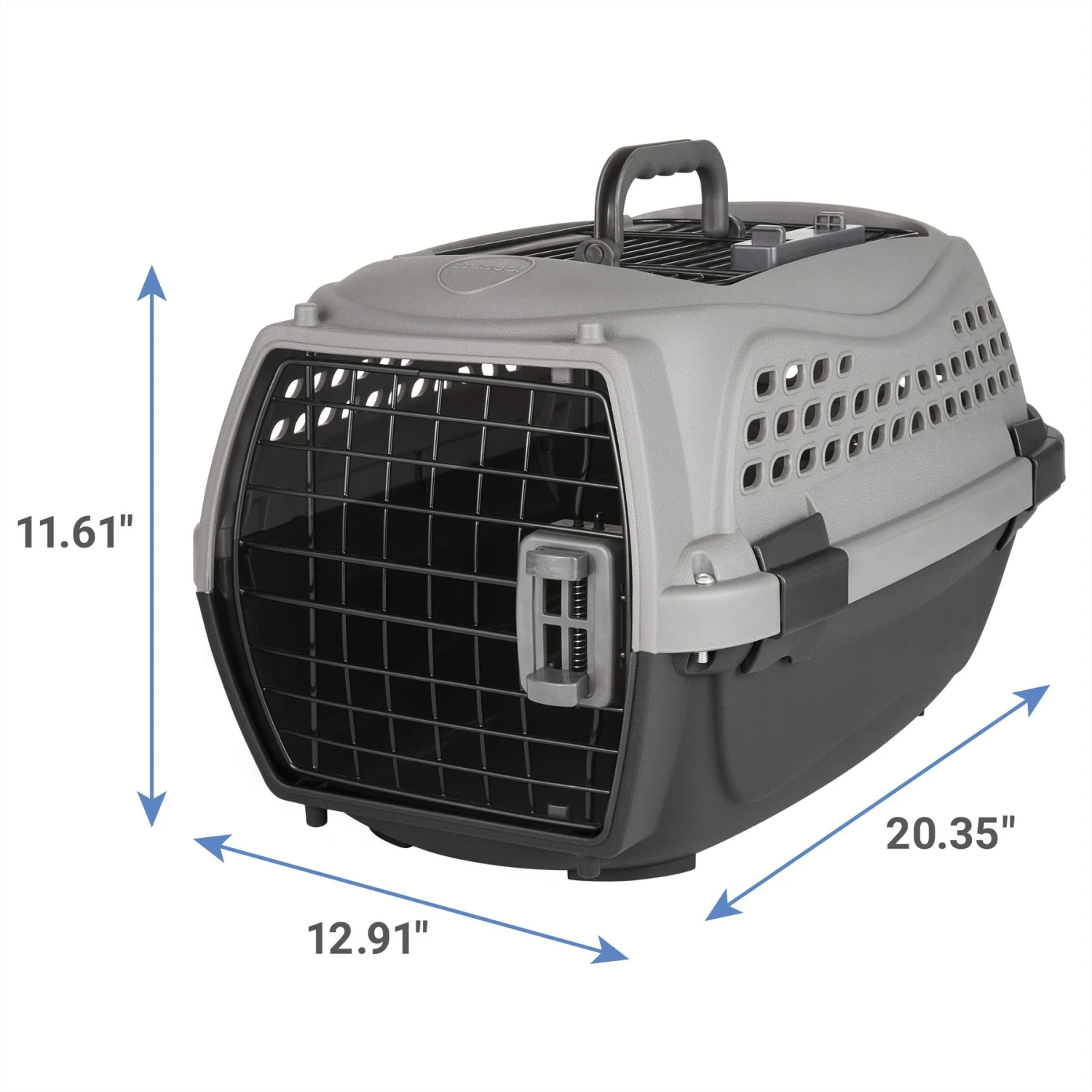 Frisco Two Door Plastic Dog & Cat Kennel 2 Frisco Two Door Plastic Dog & Cat Kennel - Image 2
