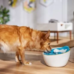 Frisco Ceramic Clouds Dog & Cat Fountain -Pet Care Sales 355803 PT4. AC SS1800 V1665684810