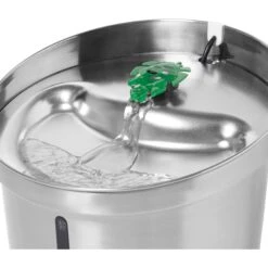 Frisco Stainless Steel Cactus & Leaf Dog & Cat Fountain -Pet Care Sales 355814 PT2. AC SS1800 V1665174837