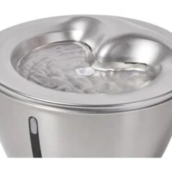 Frisco Stainless Steel Heart Dog & Cat Fountain -Pet Care Sales 355816 PT2. AC SS1800 V1665174561