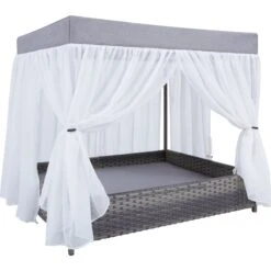 Frisco Outdoor Wicker Canopy Dog Bed 7 Frisco Outdoor Wicker Canopy Dog Bed -Pet Care Sales 356071 PT2. AC SS1800 V1651003892