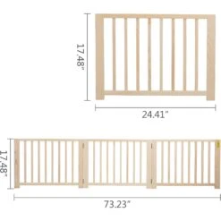 Coziwow By Jaxpety 3 Panel Freestanding Dog Gate -Pet Care Sales 357318 PT5. AC SS1800 V1665526500