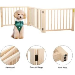 Coziwow By Jaxpety 3 Panel Freestanding Dog Gate -Pet Care Sales 357318 PT7. AC SS1800 V1665526966