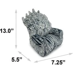 Buckle-Down Game Of Thrones The Iron Throne Seat Dog Plush Squeaker Toy -Pet Care Sales 357427 PT3. AC SS1800 V1649935007