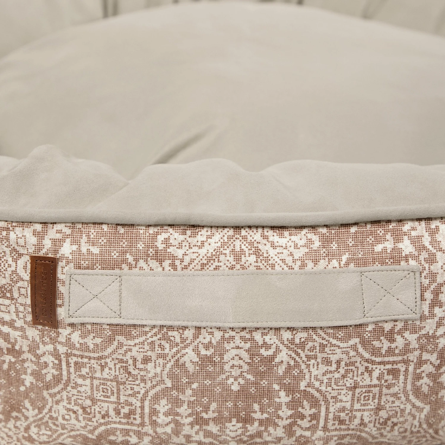 Bark And Slumber Round Cloud Bolster Dog Bed With Removable Cover 5 Bark And Slumber Round Cloud Bolster Dog Bed With Removable Cover - Image 5