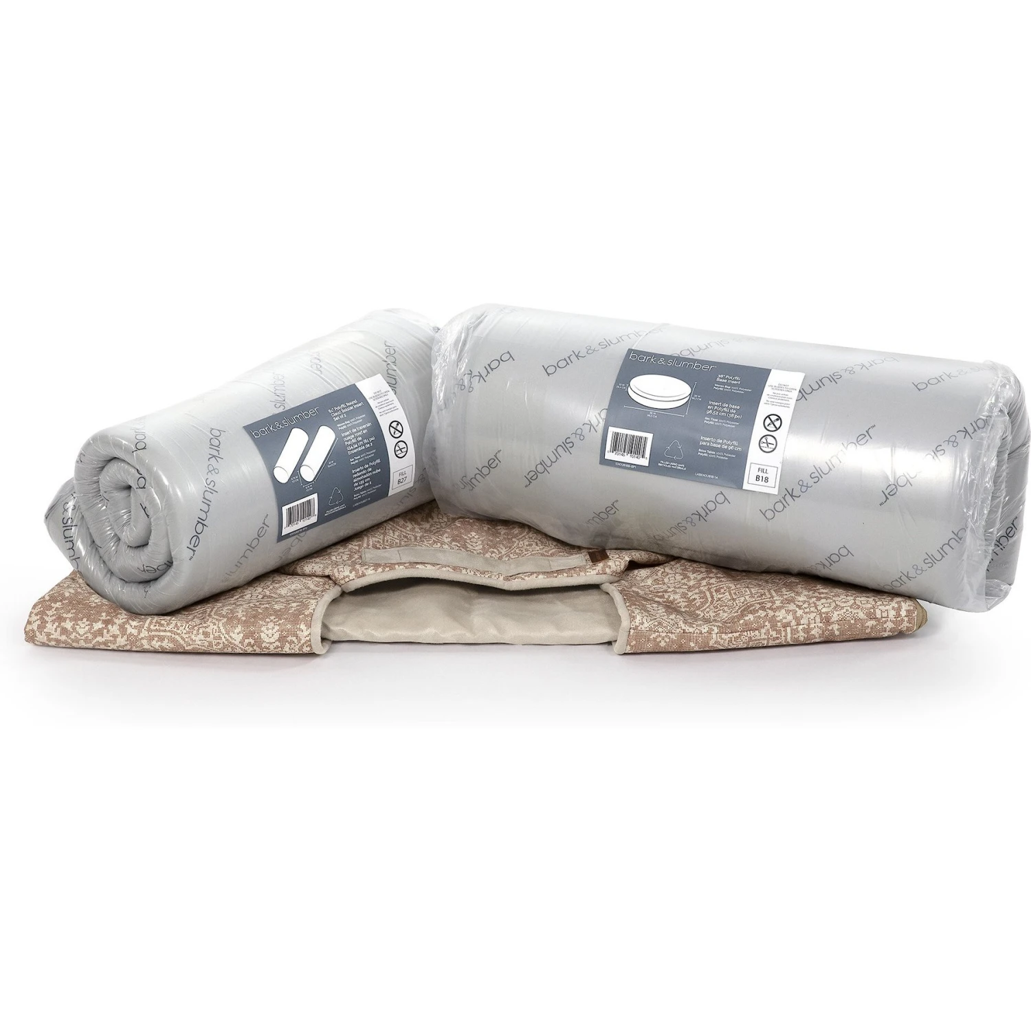 Bark And Slumber Round Cloud Bolster Dog Bed With Removable Cover 6 Bark And Slumber Round Cloud Bolster Dog Bed With Removable Cover - Image 6