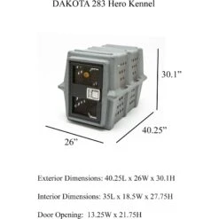 Dakota 283 Hero Dog Kennel -Pet Care Sales 361563 PT4. AC SS1800 V1696354003