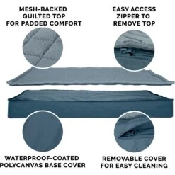 FurHaven Quilt Top Memory Foam Convertible Indoor/Outdoor Cat & Dog Bed -Pet Care Sales 362129 PT4. AC SS1800 V1667228205