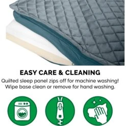FurHaven Quilt Top Memory Foam Convertible Indoor/Outdoor Cat & Dog Bed -Pet Care Sales 362129 PT5. AC SS1800 V1645661792