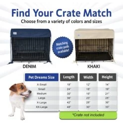 Pet Dreams Double Door Dog Crate Cover 12 Pet Dreams Double Door Dog Crate Cover -Pet Care Sales 362682 PT5. AC SS1800 V1684885633