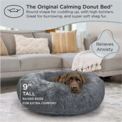 Best Friends By Sheri The Original Calming Shag Fur Donut Cuddler Cat & Dog Bed -Pet Care Sales 363822 PT4. AC SS1800 V1689792631