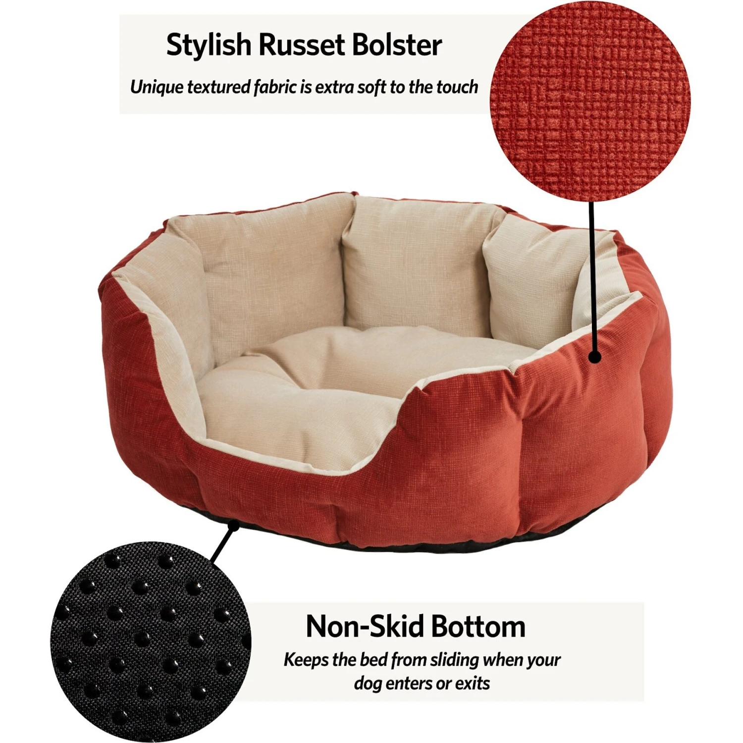 MidWest Tulip Style Dog & Cat Bed 2 MidWest Tulip Style Dog & Cat Bed - Image 2