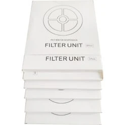 Petdiary Cat Water Fountain Filter, White, Small, 6 Count -Pet Care Sales 364531 PT2. AC SS1800 V1646694420