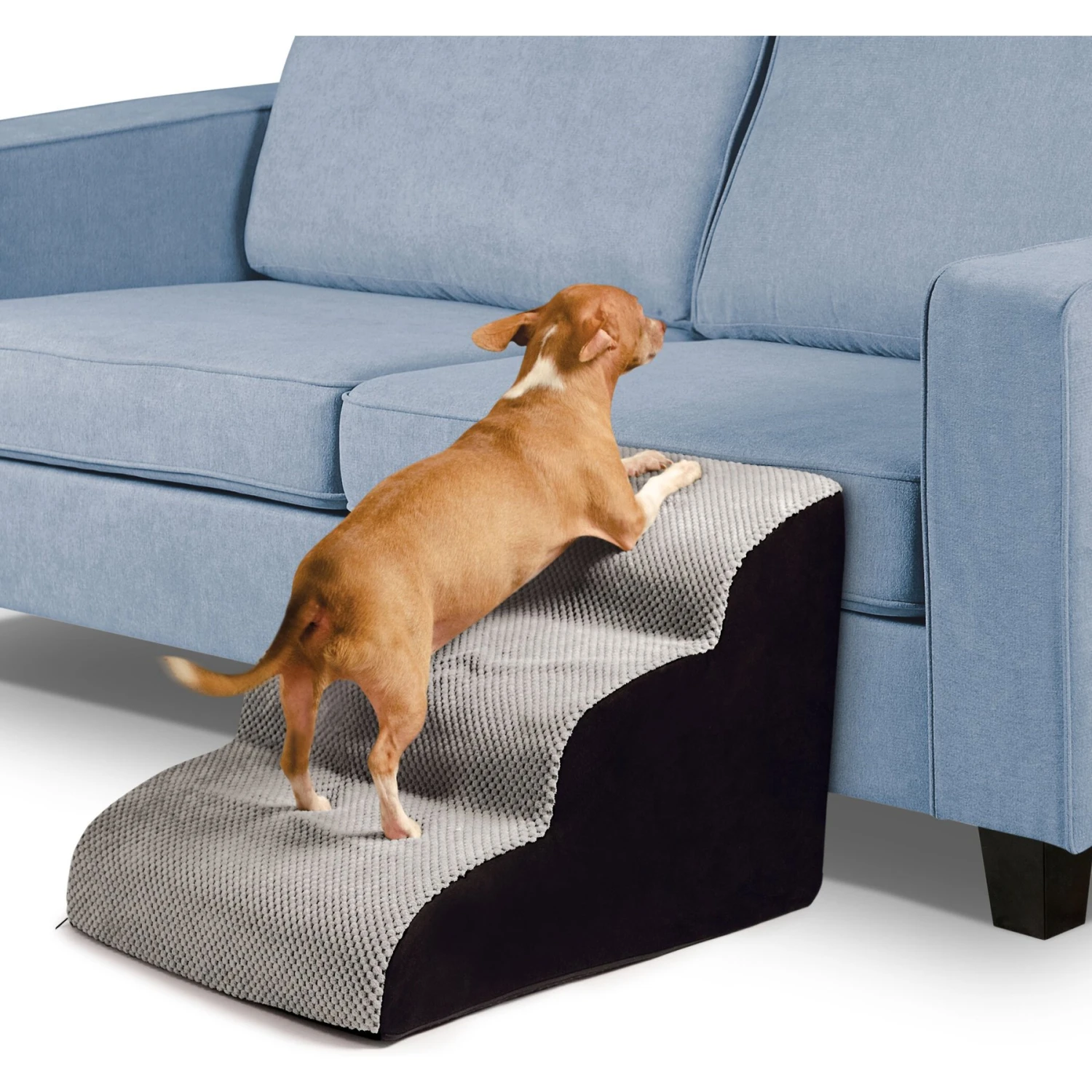 Pet Parade 3 Tier Step Up Pup Dog & Cat Stairs 3 Pet Parade 3 Tier Step Up Pup Dog & Cat Stairs - Image 3