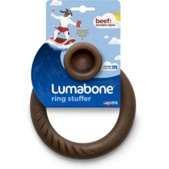 Lumabone Ring-Stuffer Beef Flavor Dog Toy -Pet Care Sales 370193 PT2. AC SS1800 V1646759213