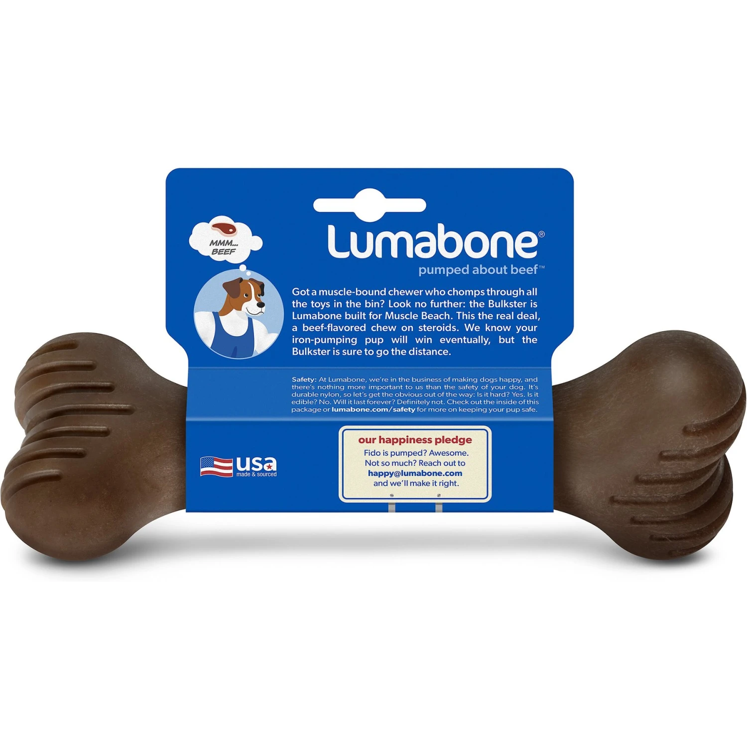 Lumabone Bulkster Beef Flavor Dog Toy 4 Lumabone Bulkster Beef Flavor Dog Toy - Image 4