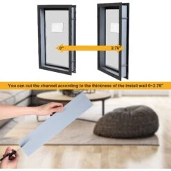 Ownpets Aluminum Magnetic Flap Heavy Duty Dog Door 9 Ownpets Aluminum Magnetic Flap Heavy Duty Dog Door -Pet Care Sales 370245 PT2. AC SS1800 V1646091142