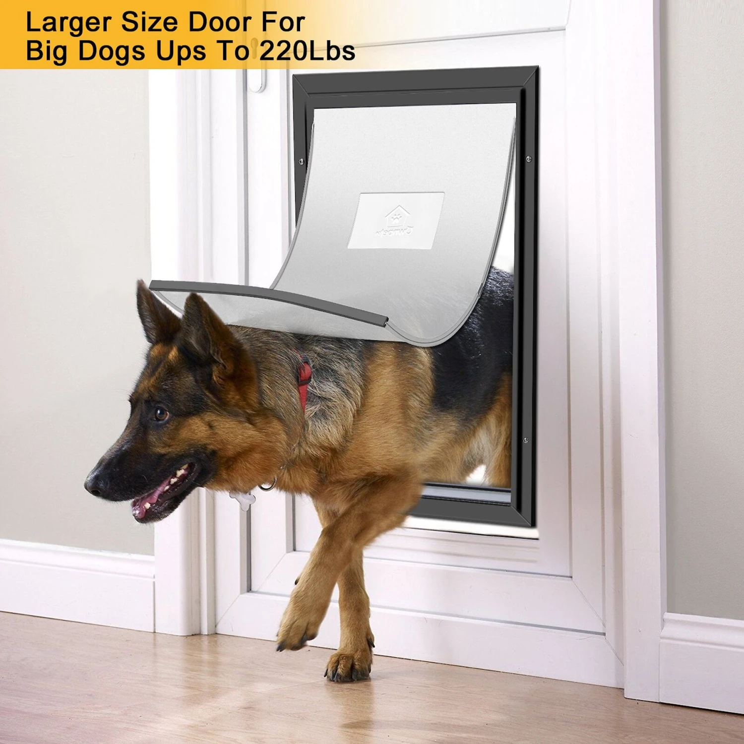 Ownpets Aluminum Magnetic Flap Heavy Duty Dog Door 4 Ownpets Aluminum Magnetic Flap Heavy Duty Dog Door - Image 4