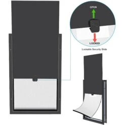 Ownpets Aluminum Magnetic Flap Heavy Duty Dog Door 12 Ownpets Aluminum Magnetic Flap Heavy Duty Dog Door -Pet Care Sales 370245 PT5. AC SS1800 V1646081791