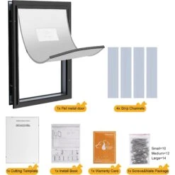 Ownpets Aluminum Magnetic Flap Heavy Duty Dog Door 13 Ownpets Aluminum Magnetic Flap Heavy Duty Dog Door -Pet Care Sales 370245 PT6. AC SS1800 V1646092001