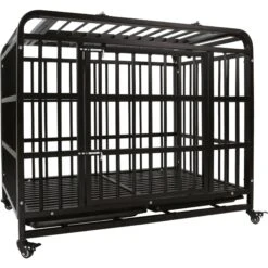 SMONTER Heavy Duty Metal Indoor & Outdoor Medium & Large Breed Dog Crate, Dark Silver 10 SMONTER Heavy Duty Metal Indoor & Outdoor Medium & Large Breed Dog Crate, Dark Silver -Pet Care Sales 517246 PT2. AC SS1800 V1657658362