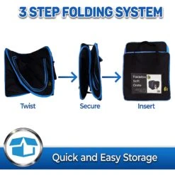 Pet Magasin Foldable Soft Dog Crate, Black & Blue 8 Pet Magasin Foldable Soft Dog Crate, Black & Blue -Pet Care Sales 521702 PT2. AC SS1800 V1652470653