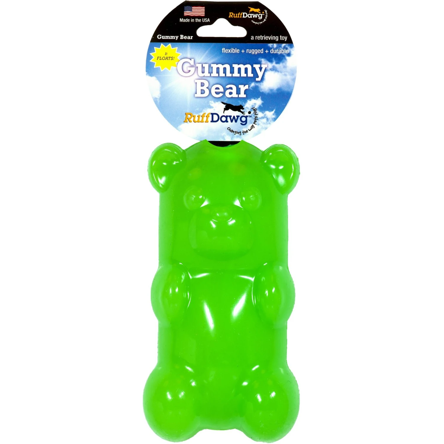 Ruff Dawg Gummy Bear Treat Dispenser Dog Toy, Color Varies 1 Ruff Dawg Gummy Bear Treat Dispenser Dog Toy, Color Varies