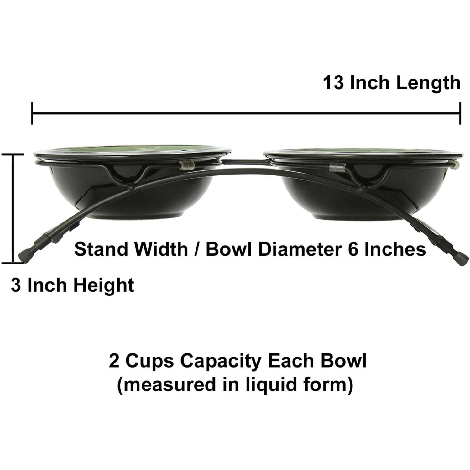 PetRageous Designs Buddy's Best Double Diner Elevated Dog & Cat Bowls 3 PetRageous Designs Buddy's Best Double Diner Elevated Dog & Cat Bowls - Image 3