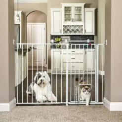 Carlson Pet Products Maxi Extra Tall Walk-Thru Dog Gate With Pet Door