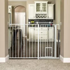Carlson Pet Products Maxi Extra Tall Walk-Thru Dog Gate With Pet Door 6 Carlson Pet Products Maxi Extra Tall Walk-Thru Dog Gate With Pet Door -Pet Care Sales 58495 PT2. AC SS1800 V1569011577