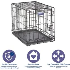 MidWest ICrate Fold & Carry Single Door Collapsible Wire Dog Crate -Pet Care Sales 60371 PT5. AC SS1800 V1647555509