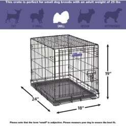 MidWest ICrate Fold & Carry Single Door Collapsible Wire Dog Crate -Pet Care Sales 60371 PT7. AC SS1800 V1647552690