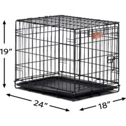 MidWest ICrate Fold & Carry Single Door Collapsible Wire Dog Crate -Pet Care Sales 60371 PT8. AC SS1800 V1562168836