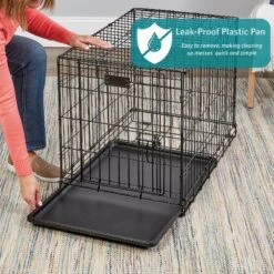 MidWest ICrate Fold & Carry Double Door Collapsible Wire Dog Crate 11 MidWest ICrate Fold & Carry Double Door Collapsible Wire Dog Crate -Pet Care Sales 60384 PT2. AC SS1800 V1647557487