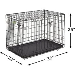 MidWest ICrate Fold & Carry Double Door Collapsible Wire Dog Crate 17 MidWest ICrate Fold & Carry Double Door Collapsible Wire Dog Crate -Pet Care Sales 60384 PT8. AC SS1800 V1562169495