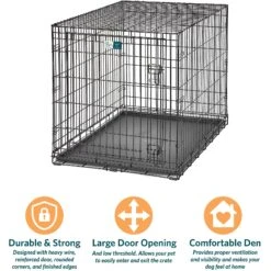 MidWest LifeStages Single Door Collapsible Wire Dog Crate -Pet Care Sales 60411 PT6. AC SS1800 V1647554635