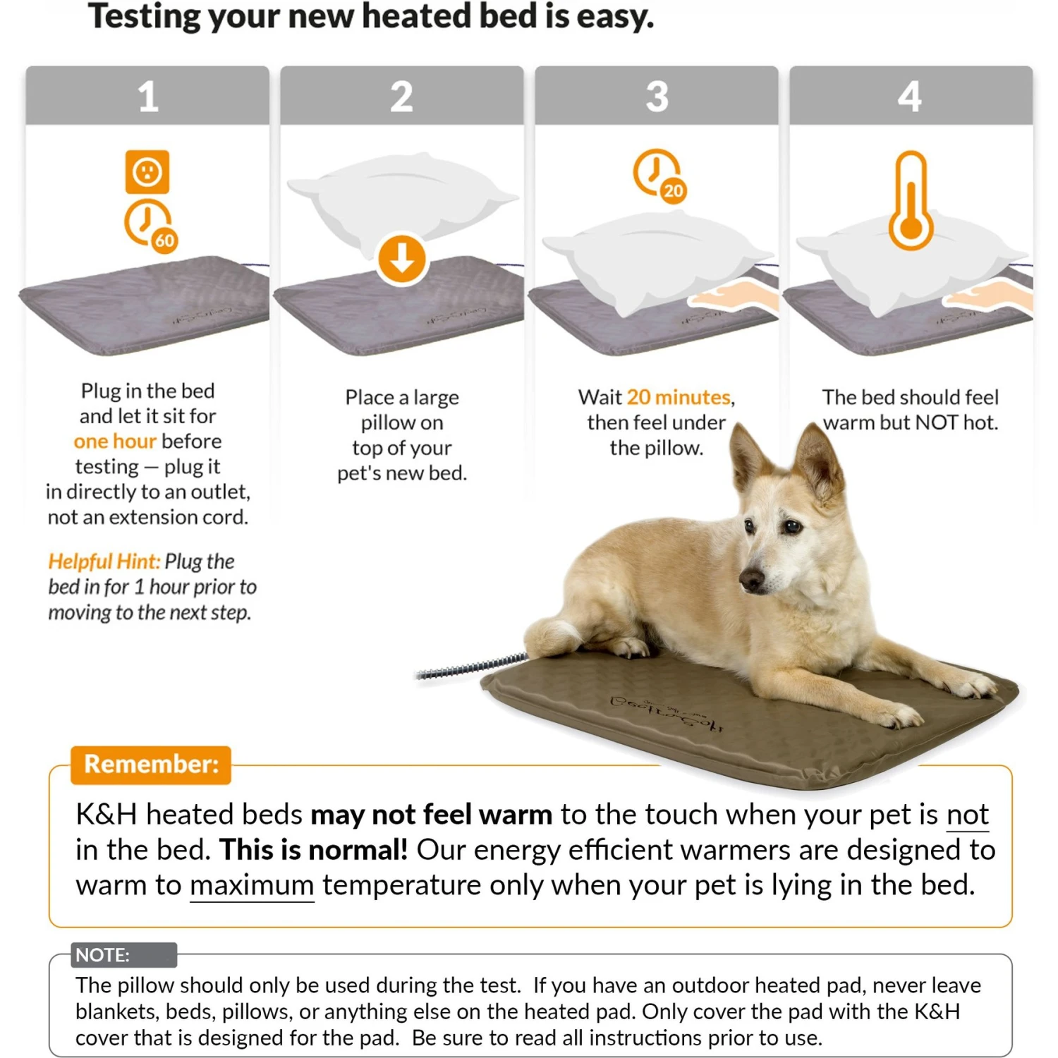 K&H Pet Products Lectro-Soft Outdoor Heated Pad 7 K&H Pet Products Lectro-Soft Outdoor Heated Pad - Image 7