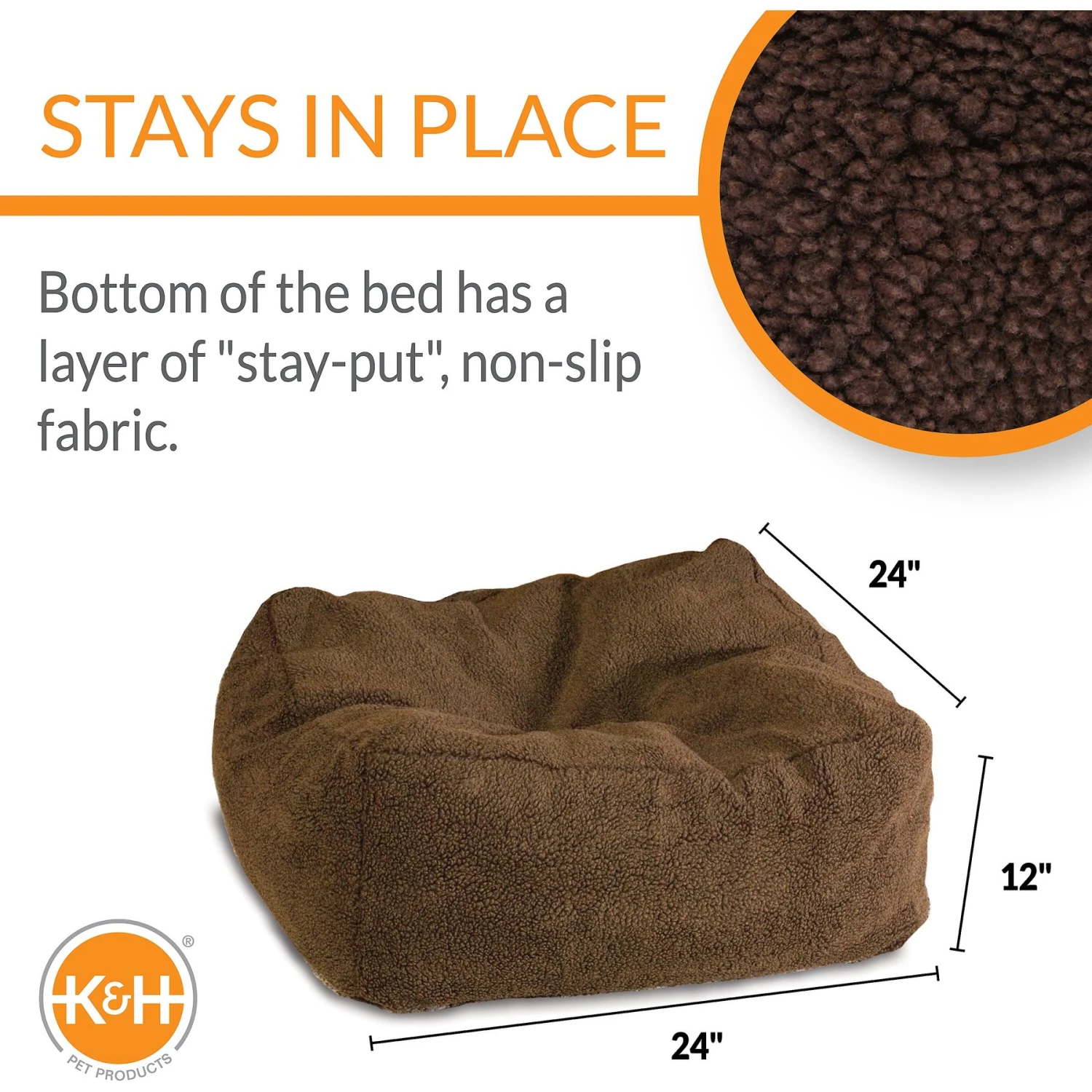 K&H Pet Products Cuddle Cube Pillow Cat & Dog Bed 2 K&H Pet Products Cuddle Cube Pillow Cat & Dog Bed - Image 2
