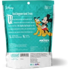 Disney Table Scraps Mickey Mouse Hot Diggity Dog Recipe Upcycled Jerky Dog Treats, 5-oz Bag & Disney Mickey Mouse Ceramic Dog & Cat Treat Jar -Pet Care Sales 623510 PT2. AC SS1800 V1661896454