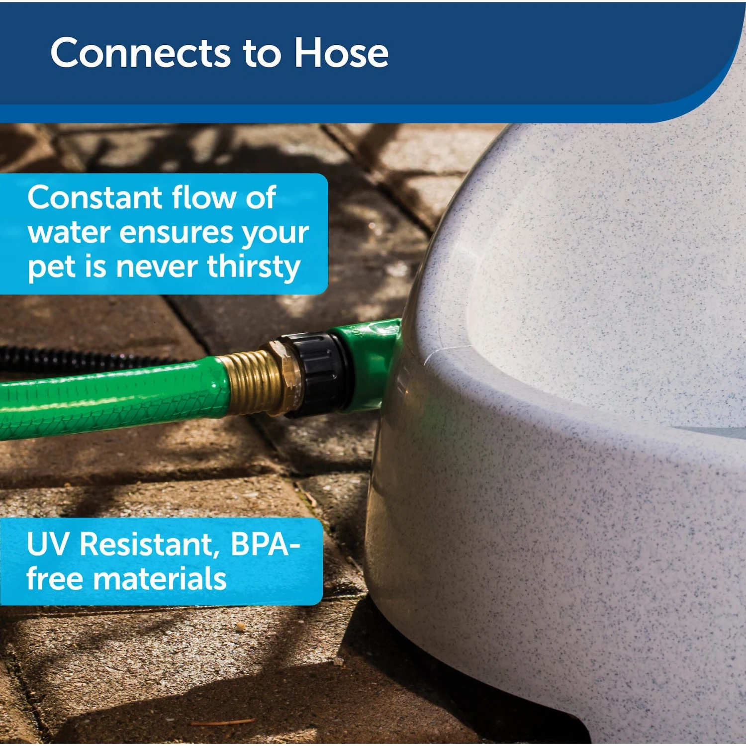 PetSafe Drinkwell Everflow Plastic Dog & Cat Fountain 7 PetSafe Drinkwell Everflow Plastic Dog & Cat Fountain - Image 7