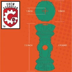 Himalayan Pet Supply Jughead Slim Chew Guardian Chew Smarter Chew Longer Dog Toy, Green, Medium -Pet Care Sales 641062 PT3. AC SS1800 V1665607762